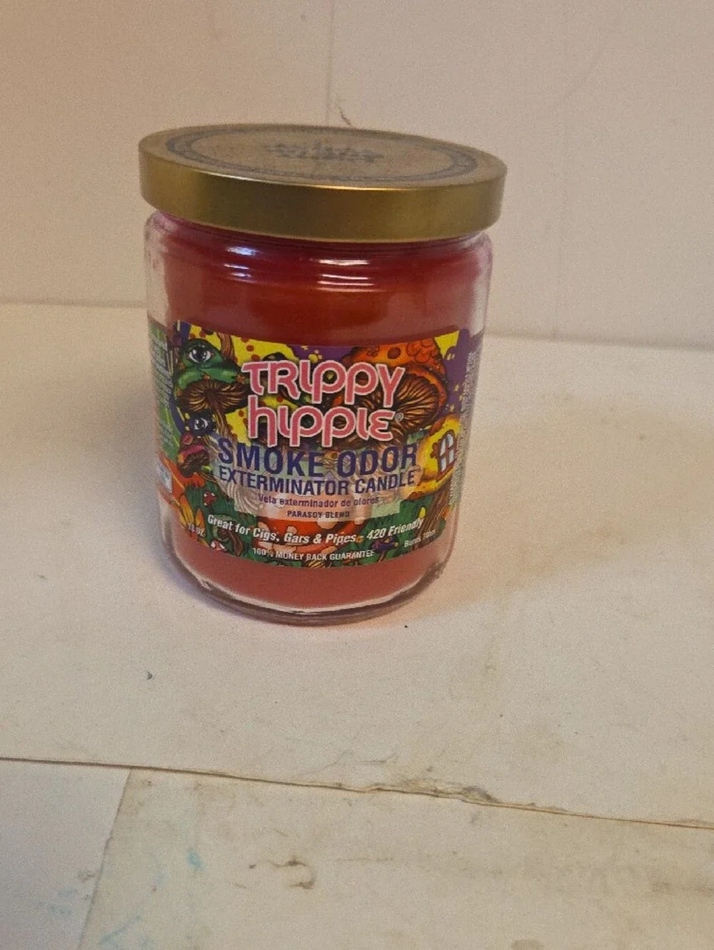 Smoke Odor Exterminator Candle - Red 13 Oz